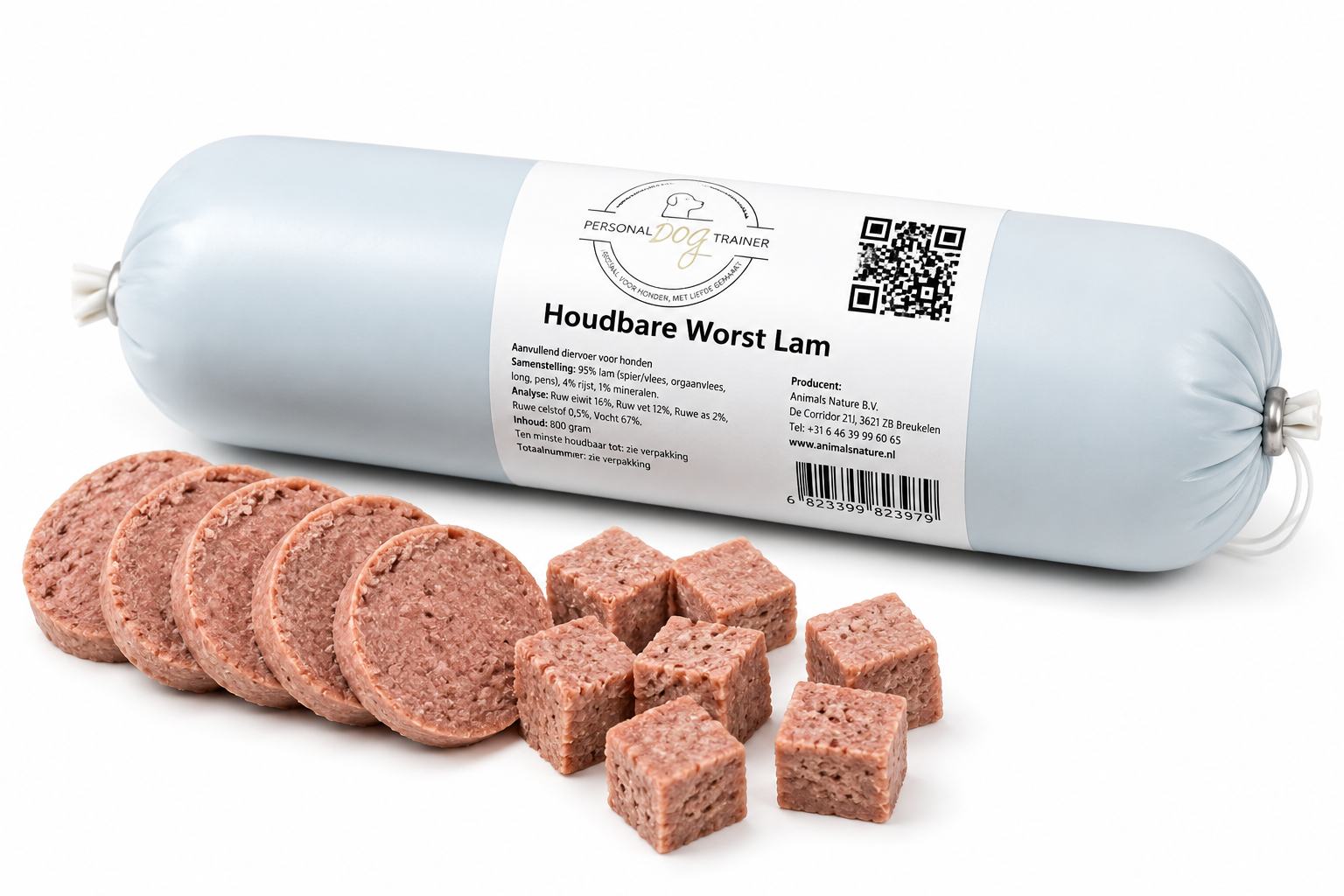 Houdbare worst Lam  800 gram