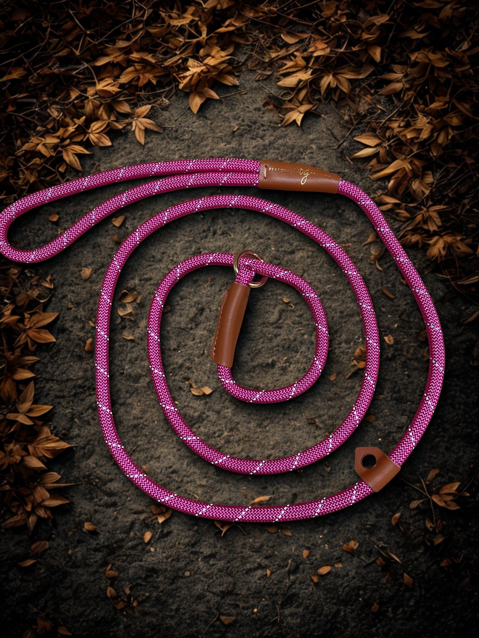 Hondenriem 1,6 meter – Reflecterend- Paars