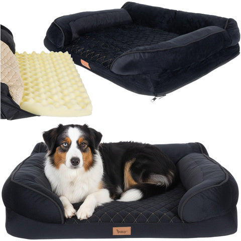 Orthopedisch hondenbed (m) 80x65 x19  7 cm dik wasbaar & antislip