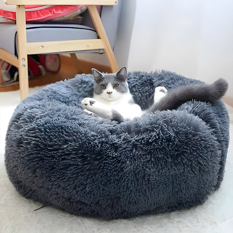 Ultra zachte donut honden mand.